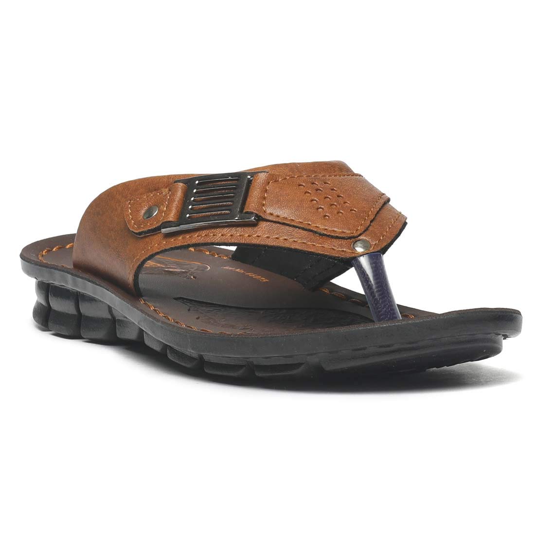 PARAGON Men's A1pu66075gtan Flip-Flops