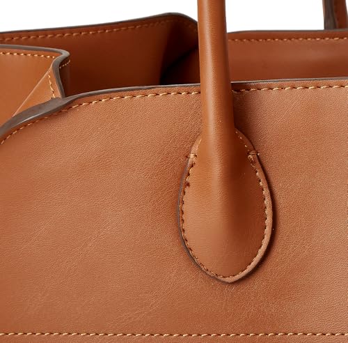 Bolso tote grande de cuero vegano para mujer elegante miniatura 5