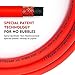 FYPower Hybrid Air Compressor Hose 3/8 in x 10 ft Lead in Hose, Heavy Duty, Lightweight, Flexible and Kink Resistant Whip Hose with 1/4