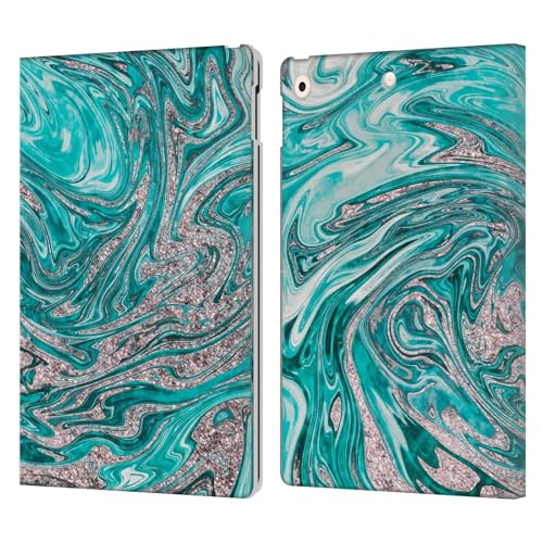 Housse iPad 10.2 LebensArt antichoc motif marbre liquide