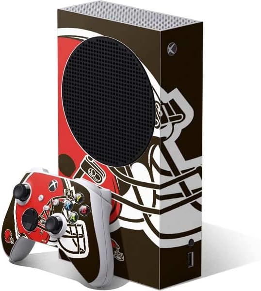 Skinit Decal Gaming Skin Compatible with Xbox Series S Bundle - Officially Licensed NFL Cleveland Browns Design