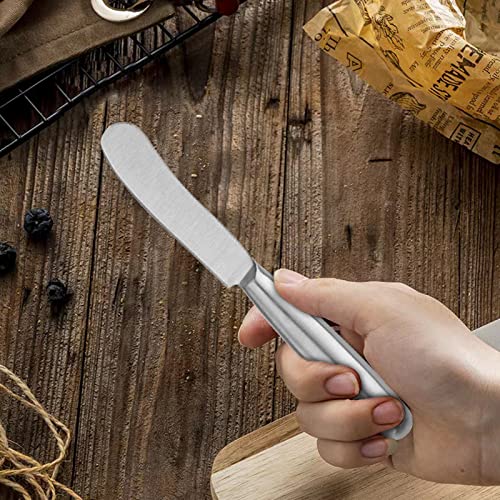 VANRA Butter Knife Set 4PCS Spreader Knife Set Stainless Steel Cheese Knives Set for Jams and Cream 8.4-inch - Image 6