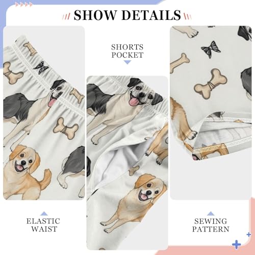 Pajama Bottoms, Pajamas Long Pant Cute Cartoon Dogs Puppy Lounge Wear Casual Sleep Pants Soft Pjs Sleepwear4