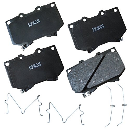 Image of Bendix Premium SBC812 Ceramic Front Brake Pads for Toyota Sequoia 2007-2001, Tundra 2003-2000