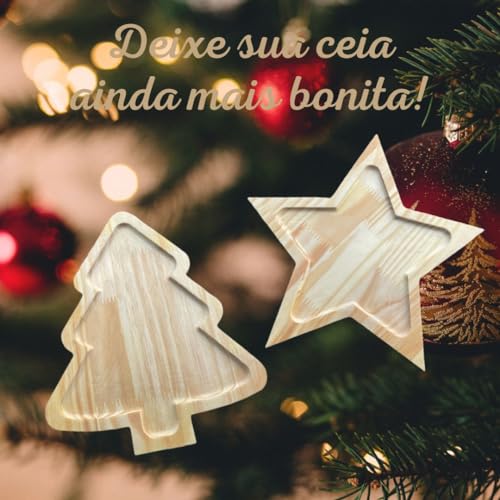 Tabua De Frios Decoração Natalina Arvore E Estrela De Natal Petisqueiras