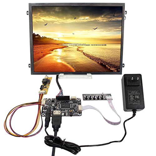 Image of VSDISPLAY 10.4'' 1024x768 Screen with H /D Controller + 12V 2A Power Adapter