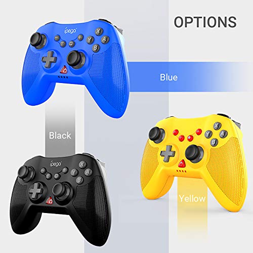 KKmoon PG-SW020 Controlador de jogo sem fio de seis eixos para gamepad com Dual Shock Motors Joystic