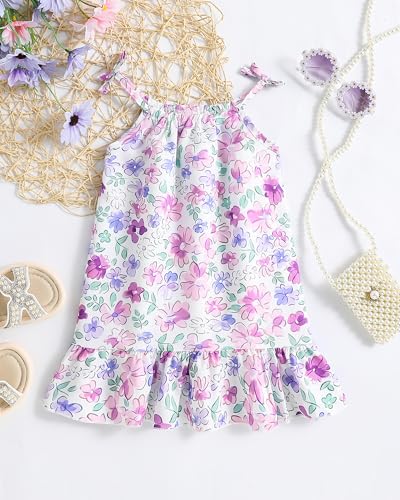 Image of Weebaby Baby Clothes Girl Toddler Summer Outfits Infant Casual Sleeveless Halter Ruffle Tank Cute Short Set Baby Clothing