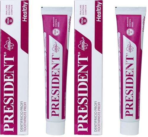 President DENTIFRICIO PROFI con Clorexidina 0,20% Azione Igienizzante Antibatterica intensiva ideale in caso di parodontopatie, gengive irritate sanguinanti e dopo interventi chirurgici. RDA 30-75ml
