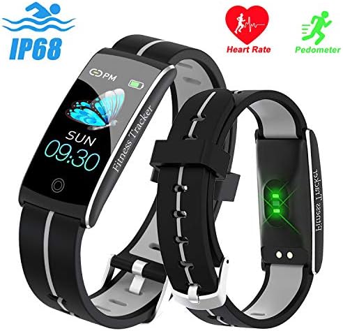 0.96" Smart Watch for Android iOS,【July Deals】IP68 Waterproof Fitness Tracker with Heart Rate Blood Pressure Sleep Monitor Pedometer Calorie Counter Fitness Watch for Women Men