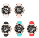 200Pcs Compatible for Michael Kors Runway Band, Blueshaw Sport Silicone Replacement Strap for Michael Kors Access Runway Smartwatch (5 )