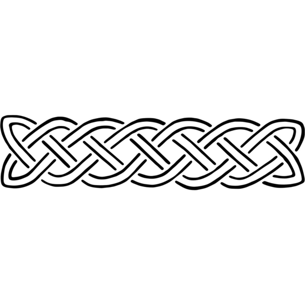 Azeeda 'Celtic Knotwork' Reusable Stencil – Durable Decorative Template for Painting and Spraying on Walls, Tiles, Wood, Fabric & Craft Projects - L (A4) (WS00002513)