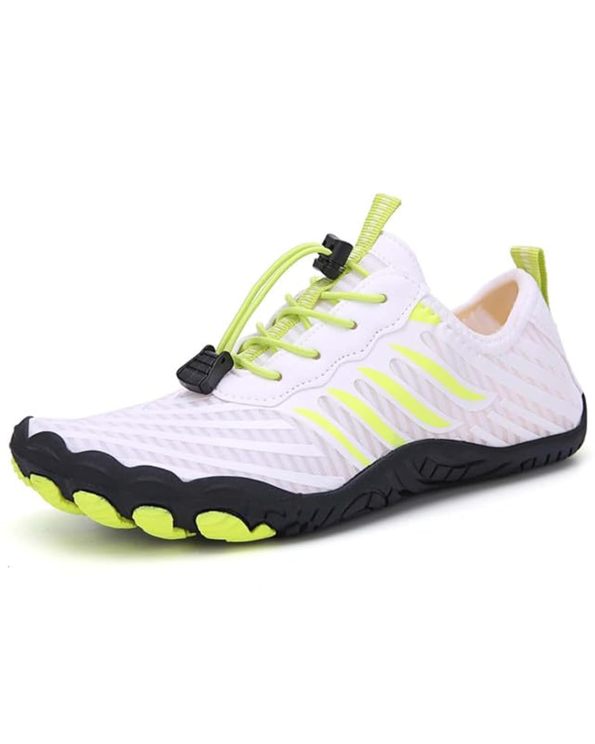 Recyphi Men’s Minimalist Barefoot Beach Shoes Athletic Hiking Shoes for Swimming Water Yoga Surf Outdoor Sports, White, 11