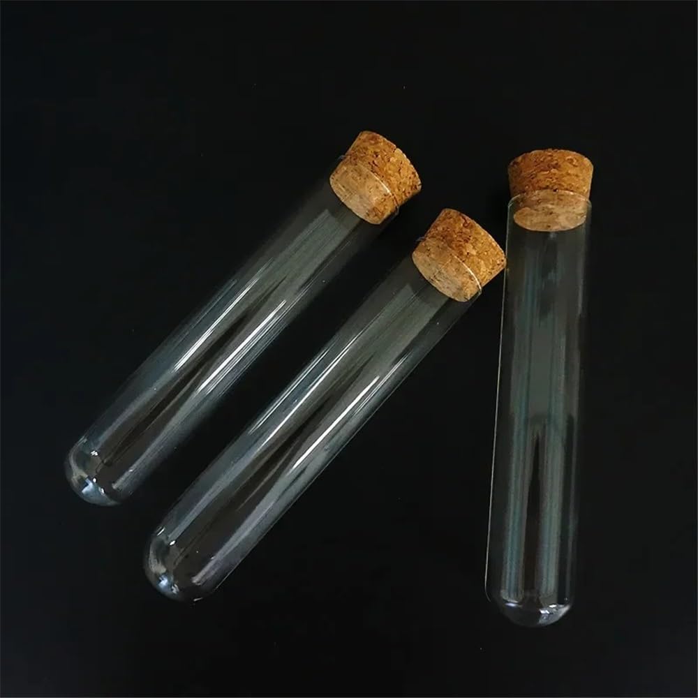 Laborausstattung und -bedarf 6 teile/los 30x150mm Rundboden Glasrohr Verdickt Transpatent Laborglas Mit Korken