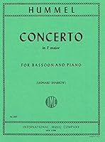 Concerto in F Major for Bassoon and Piano Hummel / Sharrow 2685 B00G2OGTZS Book Cover