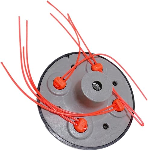Miniatura 3 de 55-491 Cabezal de recortadora de cuerda compatible con Pivotrim 55-491 M10x1.25LHF Desbrozadora