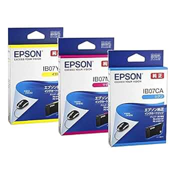Amazon.co.jp: 【純正品3色セット】エプソン インク