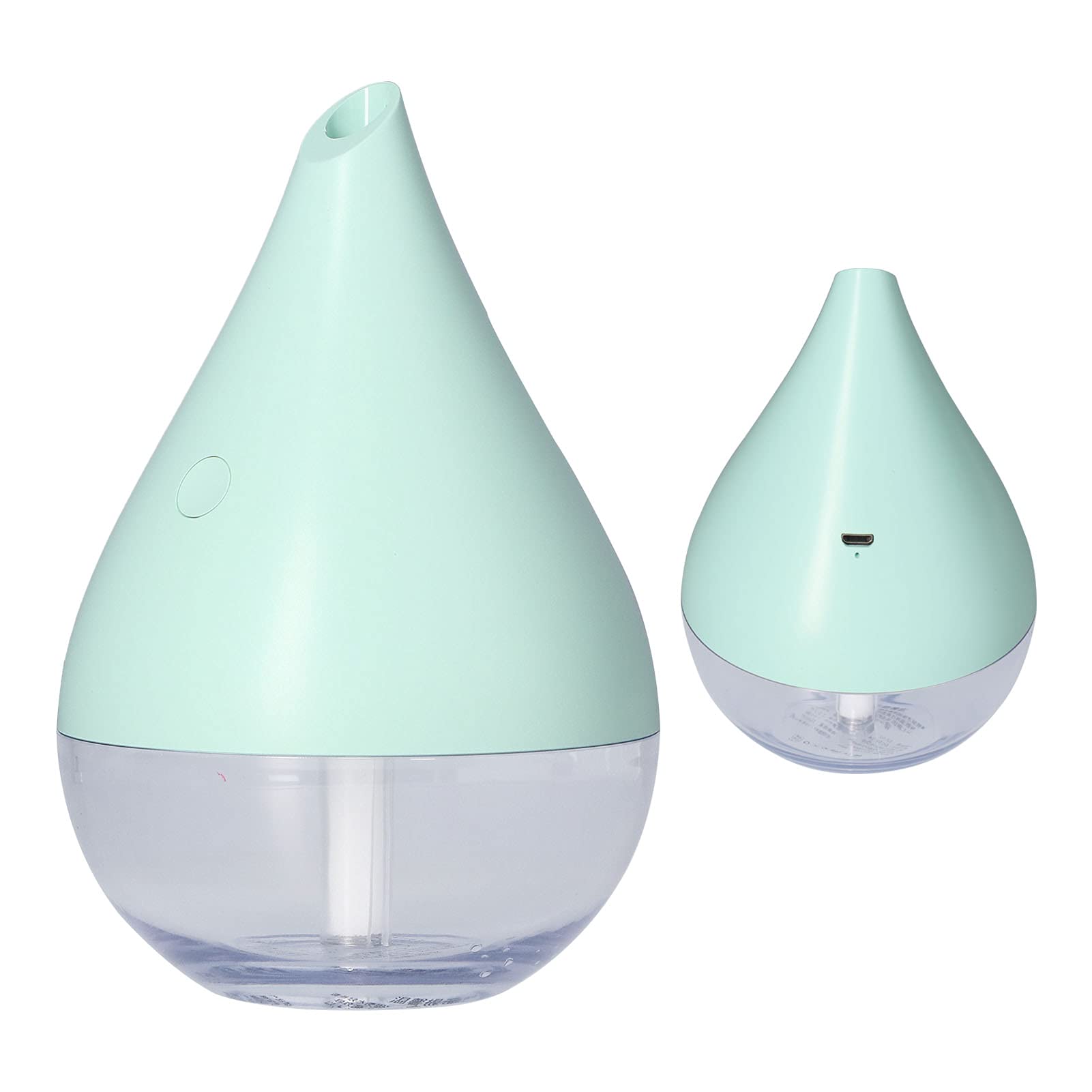 Humidificador portátil con luz LED, dispositivo de humidificación con modo ajustable silencioso para habitación, oficina, escritorio, coche y dormitorio