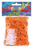 gummiband neon orange für bis zu 24 individuelle Armbänder