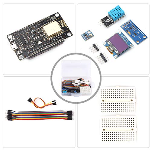 Andoer Kit de estação meteorológica com DHT11 Temperatura Umidade / BMP180 Pressão atmosférica / BH1