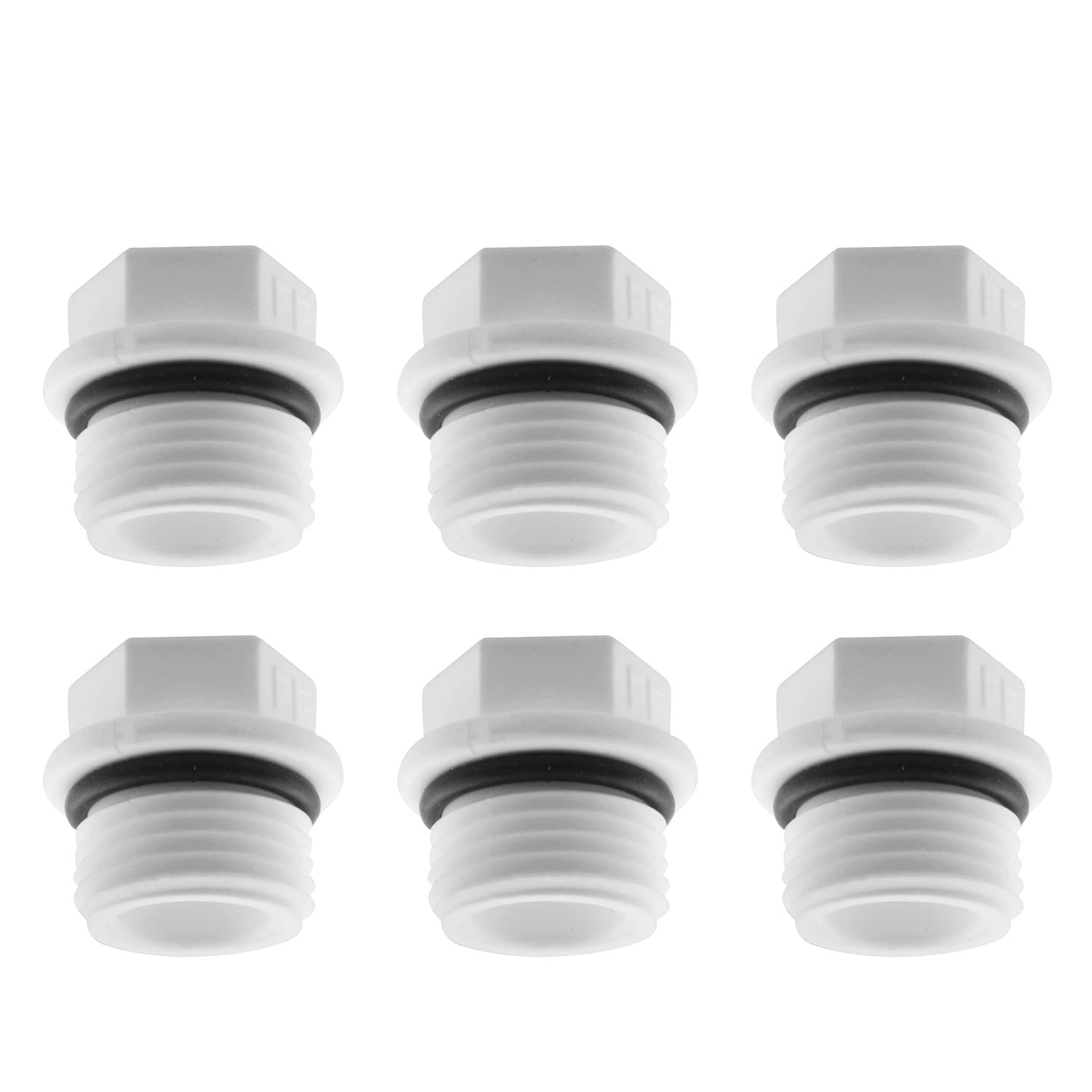 Buy Garden Hose Water Tubing Stopper DGZZI 6PCS 1/2Inch PT Outer Hex Male Threaded PPR Pipe