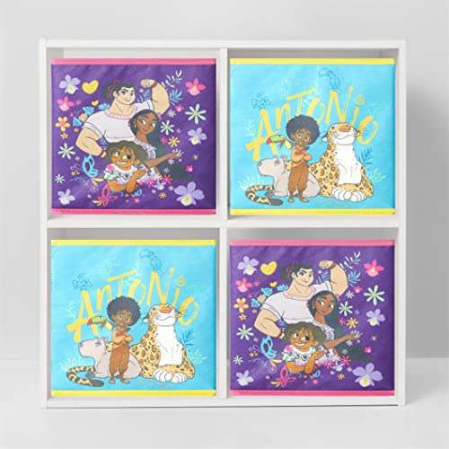 Image of Disney Encanto Set of Two Spacious Collpasible Storage Cubes, 10 inchx10 inch