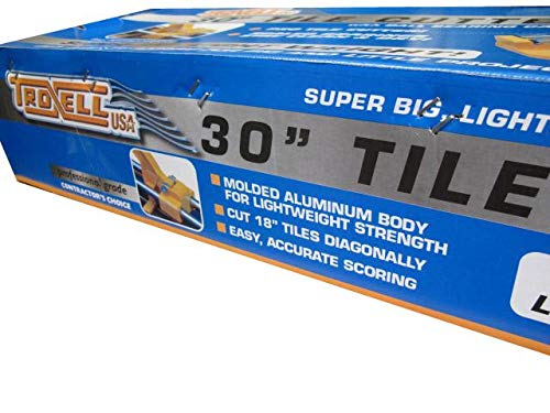 Troxell USA - 30-Inch Manual Tile Cutter - RIPS 30\" Straight & 24\" Diagonal Cut - Thumbnail 2