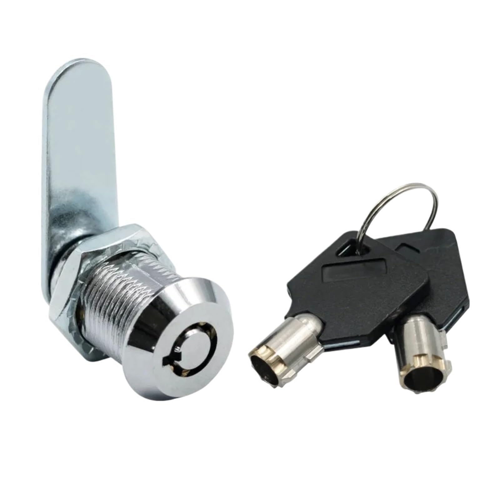 Debnfrwjas 25Mm Key Universal Mechanical Tongue Lock With 2 Keys, Security Lock For Safe Deposit Box, Metal Cabinet, Distribution Box, Desk And Mailbox(25Mm Key Universal)