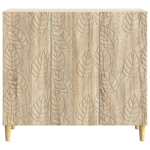 Cómoda vintage de madera con gran almacenaje y patas elevadas de eucalipto 5