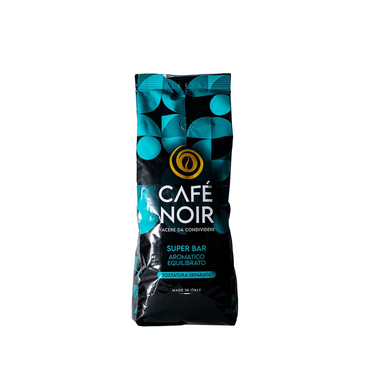 Café Noir - Super Bar - Caffè in Grani Artigianale Italiano 2 Kg, Espresso Cremoso e Aromatico