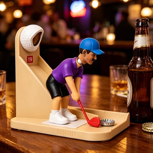 Ouvre-bouteille balle de golf et décapsuleur lance-capsules rigolo figurine - 6