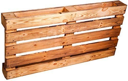 Palette Geflammt 120x60x12,5 Cm – Natur/Shabby/Vintage, Ideal Für Möbelbau, Regale, Betten, Weinkisten