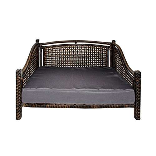 Maharaja Rattan Pet Day Bed, Indoor/Outdoor #TOP1