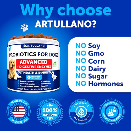 Probiotics-for-Dogs-Support-Gut-Health-Itchy-Skin-Allergies-Immunity-Yeast-Balance-Dog-Probiotics-and-Digestive-Enzymes-with-Prebiotics-Reduce-Diarrhea-Gas-180-Probiotic-Chews-for-Dogs