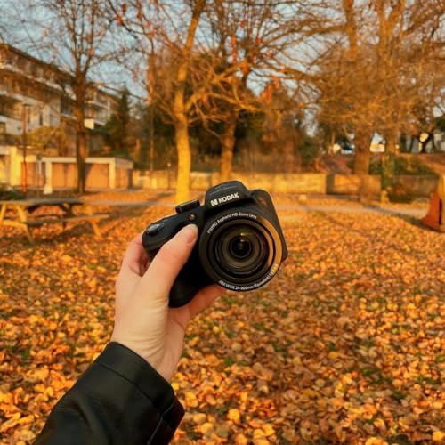 KODAK PIXPRO AZ405-BK 20MP Digital Camera 40X Optical Zoom 24mm Wide Angle Lens Optical Image Stabilization 1080P Full HD Video 3" LCD Vlogging Camera (Black) 10 51t0FwG lYL