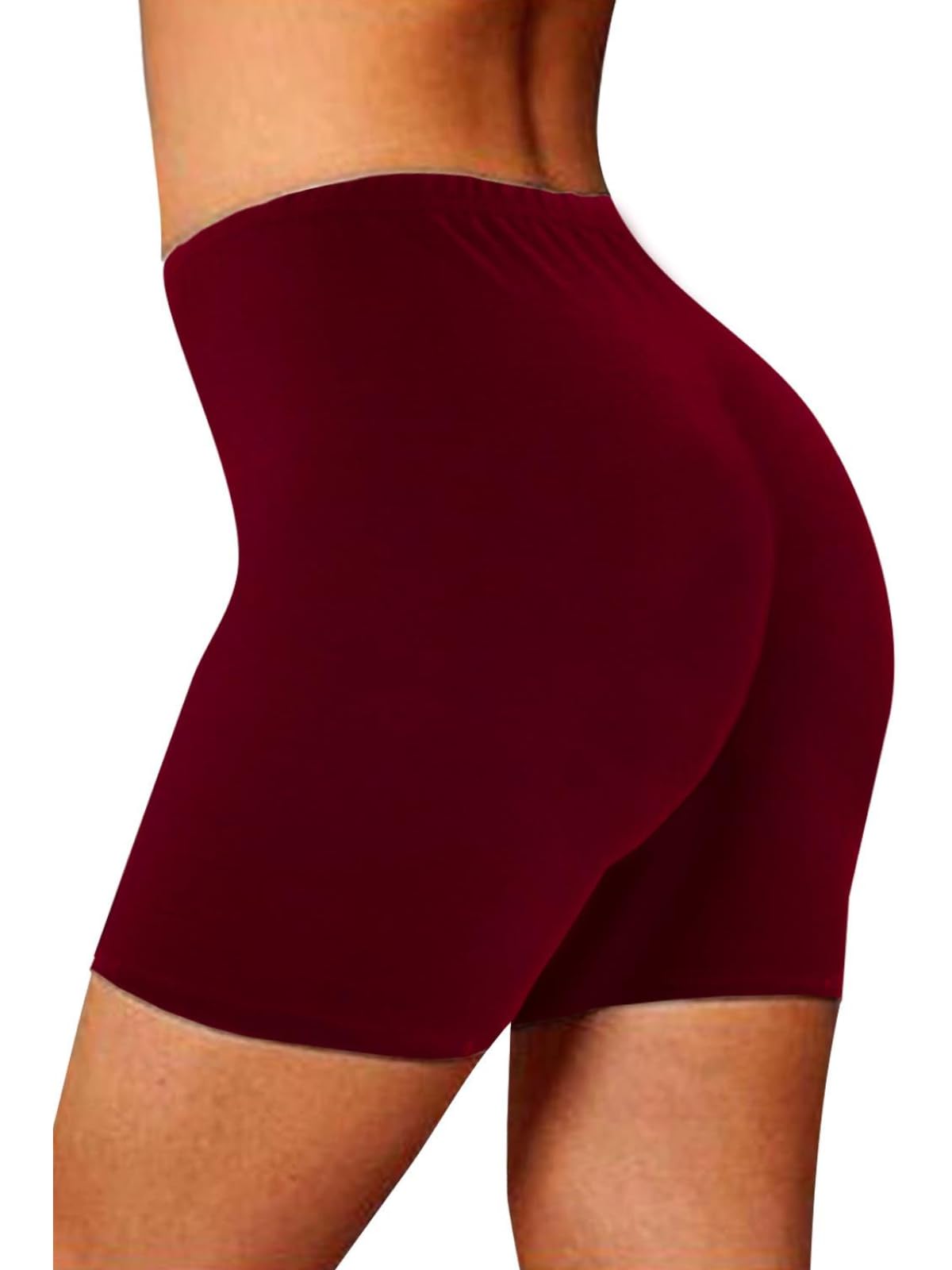 Zaif & Hari Women's Wine Cycling Shorts Dancing Shorts Leggings Active Casual Shorts 8-22 (Uk Size 20-22, )