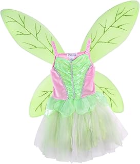 GALPADA De Roleplay Roupas De Menina Criança Trajes De Natividade Para Crianças Vestido De Menina Bonito Asas De Fada Criança Asas De Anjo Asas Verdes Fantasias De