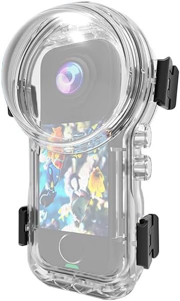 FEICHAO 50m/164ft Underwater Diving Housing Shell Waterproof Case Compatible with X4 Air Sports Camera (Magnetic Housing)