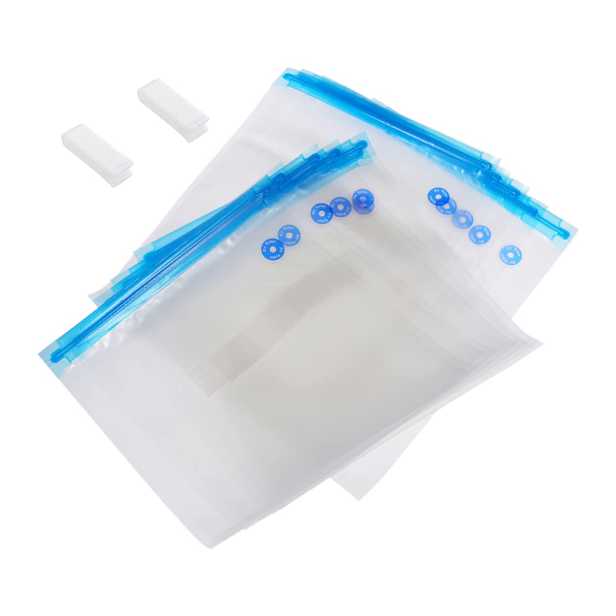 OFFSCH 12pcs Vacuum Sealers for Food Storage Bags Food Preservation Sealed Bag Pump Clips Food Storage Bag Food Package Bag
