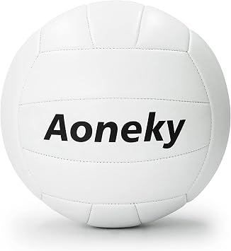 Aoneky Official Size 5 Soft Volleyball - Premium PVC Training Ball for Indoor & Outdoor Air Pump Included