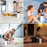 2 PCS Blender Bottle with Lid,Durable Smoothie Blender,Blenders for Kitchen with Lid,Blenders Smoothie Maker Suitable for Mixing Ice Fuits Vegetables Nuts in The Kitchen - Image 6