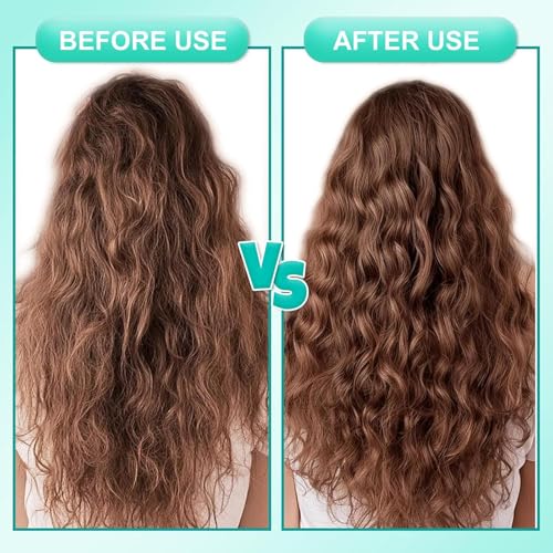 Image of BRAND VILLA Curl Defining Hair Brush for Women & Men | Curly Hair Styling & Detangling Brush | Scalp Massage Cushion Brush | Anti-Frizz Curl Shaper for Wet, Dry, Wavy & Natural Curly Hair