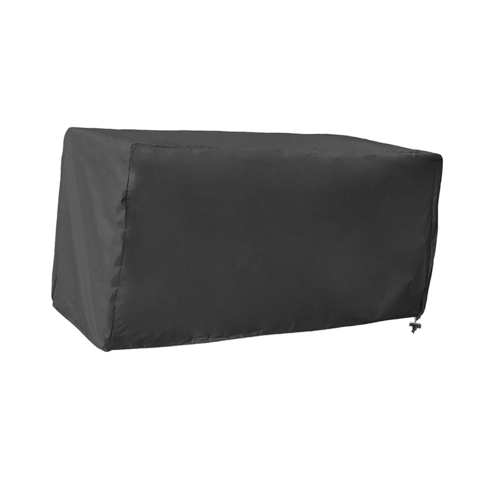 Deck Box Cover Rectangular Outdoor Waterproof for Patio Chair Fire Pit Table L Black