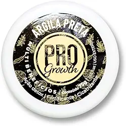 Argila Pro Growth 75g Máscara Capilar de Hidratação e Reparação Profunda (Preto)