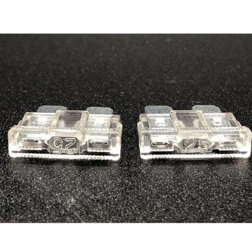 Kit de fusibles para automóvil jojofuny incluye fusibles de 2A a 35A 100 piezas para automóviles medianos con material de aleación, función de corte de energía y alta fiabilidad para seguridad del vehículo y electricidad miniatura 2