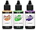 Produktbild Octopus 3X 30 ml Fluids Alcohol Ink Set Carrot, Lucky Green, Purple Alkohol Ink, Alkoholtinte für Fluid Art, Resin Art und Epoxidharz Farbe