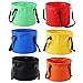 Large Outdoor Camping Folding Bucket Washing Collapsible Water 10L/20L/30L (rose red,30L)