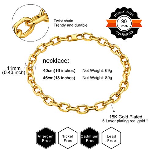 GOLDCHIC JEWELRY Collana Girocollo Catenina d'Oro