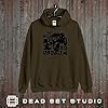 Dead Set Studio Off-Road 4X4 Men's Hoodie - Four Wheel Drive - No Road No Problem - Classic Car Series OLIVE GREEN SIZE XXL #3