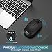 Rechargeable 2.4GHz Wireless Bluetooth Mouse, Jelly Comb MS04 Slim Triple Mode Mouse with Bluetooth, USB or Type C Connection for Laptop, iPad/iPhone(iPad OS 13, iOS 13 and Above),MacBook, PC